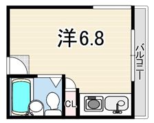 アルカディア六甲の間取り画像