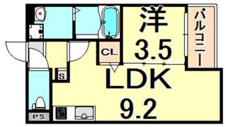 COSINESS尼崎の間取り画像