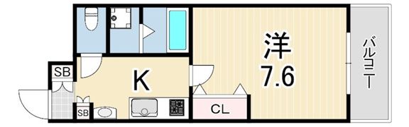 GLAハート板宿の間取り画像