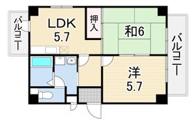 アイビーコート2番館の間取り画像
