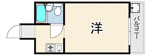 シルバーハイツ御影の間取り画像