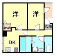 コーポラス村瀬の間取り画像