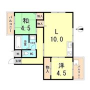 コーポラス村瀬の間取り画像