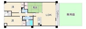 ダイアパレス塩屋の間取り画像