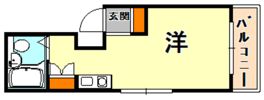 ユニハイム神戸の間取り画像