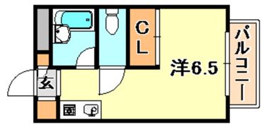 シャルマン前原の間取り画像