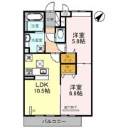 シャルム アンジュの間取り画像