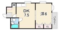 広島屋宮本ハイツの間取り画像