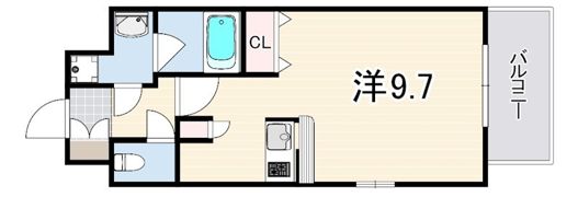 エイペックス神戸みなと元町COAST LINEの間取り画像