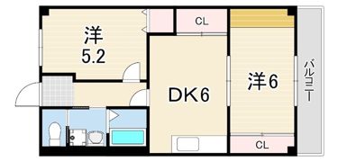 オレンジカウンティドゥーエの間取り画像