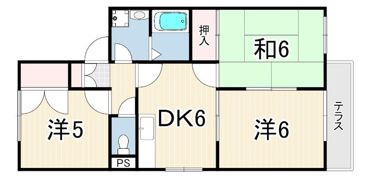 メゾン鷹取の間取り画像