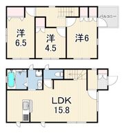 メゾンブランシュD棟の間取り画像
