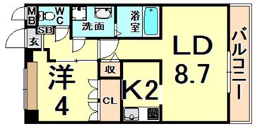 フリッシュヴィントの間取り画像