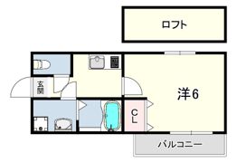 シャトーブリック 2棟の間取り画像