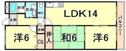 サザンフィールドの間取り画像