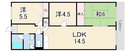 GROOVE門戸厄神の間取り画像