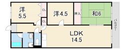 GROOVE門戸厄神の間取り画像