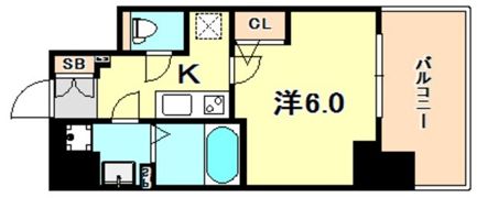 エスリード神戸三宮の間取り画像