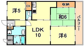 アドモリモト下畑の間取り画像