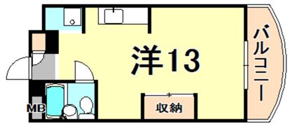 マンション和光の間取り画像