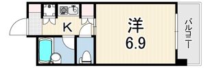 ウェルコート岡本の間取り画像