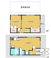 打出小槌町 戸建の間取り画像