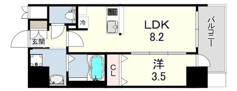 MAXIV尼崎の間取り画像