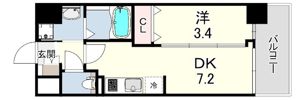 MAXIV尼崎の間取り画像