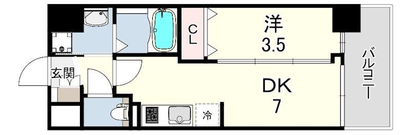 近くのセブンイレブン 尼崎神田南通3丁目店まで123m（徒歩2分）