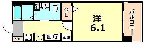 ロイヤル神戸三宮の間取り画像