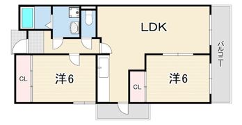ガーネット森北町の間取り画像