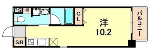 ライフデザイン三宮東の間取り画像