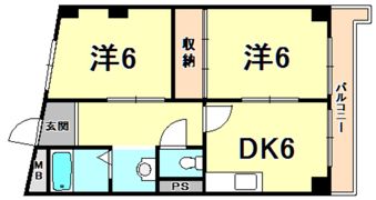 西宮センタービルの間取り画像