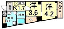 ONLYONE伊丹南本町の間取り画像