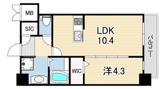 JR尼崎駅前新築PJの間取り画像