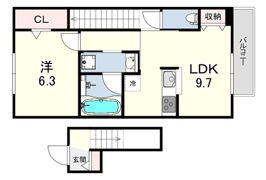 ポルク上河原の間取り画像