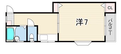白川マンションの間取り画像