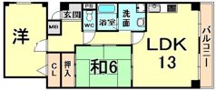 リベルテセオミの間取り画像