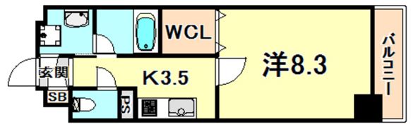 リアライズ神戸長田の間取り画像