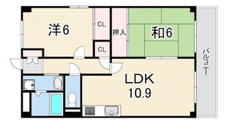 サンラヴィーヌ甲陽園の間取り画像