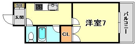 アンピエスKの間取り画像