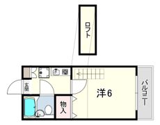ヴィラ立花第2の間取り画像