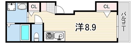 AXISIA尼崎の間取り画像
