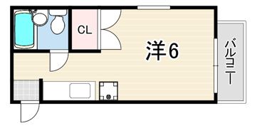 ダイドーメゾン塚口2の間取り画像