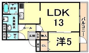 グリーンパーク尾浜2の間取り画像