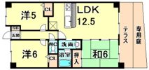 レヴィール甲陽園の間取り画像