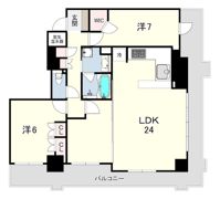 ライオンズタワー神戸元町の間取り画像