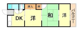 オークラハイツの間取り画像