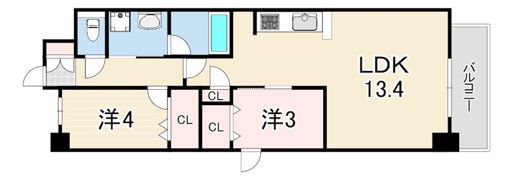 LIVECASA西宮本町の間取り画像