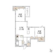 WING TOWA MAISONの間取り画像